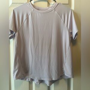 Athletic Works Women's Soft Pink Short Sleeve Top